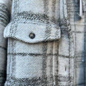 Banana Republic Plaid Shacket in Oatmeal